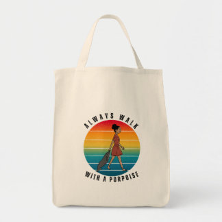 TOTE BAG TOUJOURS MARCHER AVEC UN MARSOUIN DRÔLE