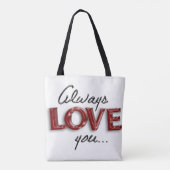 Tote Bag Toujours vous aimez (Dos)