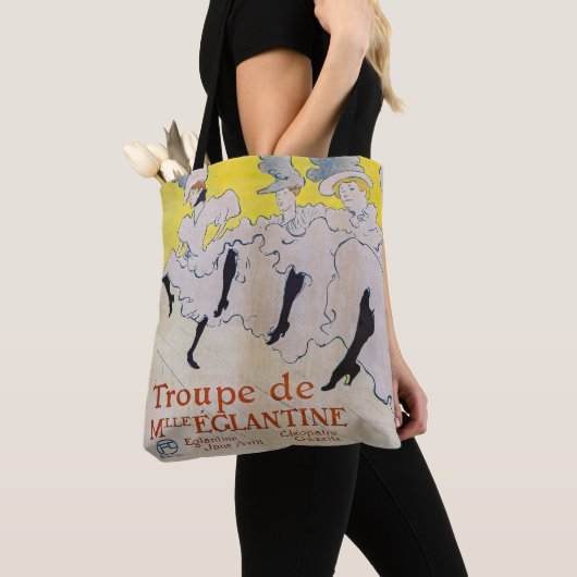 Tote Bag Toulouse-Lautrec - Troupe de Mlle Eglantine (De près)