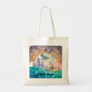 Tote Bag Tour de la ville extraterrestre