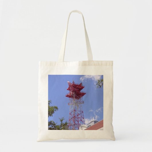 Tote Bag Tour de télécom radio relais micro-ondes (Devant)