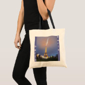 Tote Bag Tour Eiffel À Dusk (Devant (produit))