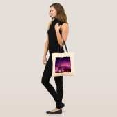 Tote Bag Tour Eiffel dans Sunshine Sky (Devant (modèle))