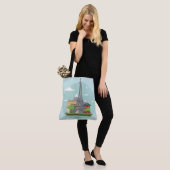 Tote Bag Tour Eiffel de Paris (Sur le modèle)