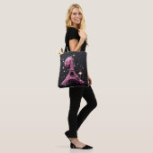 Tote Bag Tour Eiffel Nuit Lune (Sur le modèle)