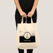 Tote Bag Tour Eiffel Onyx (Devant (produit))