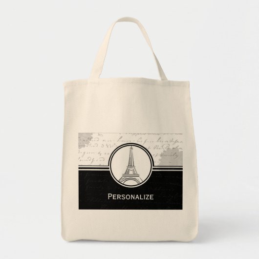 Tote Bag Tour Eiffel Onyx (Devant)