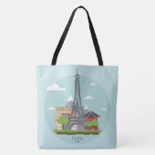 Tote Bag Tour Eiffel Paris (Devant)