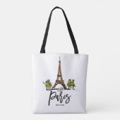 Tote Bag tour eiffel paris (Dos)