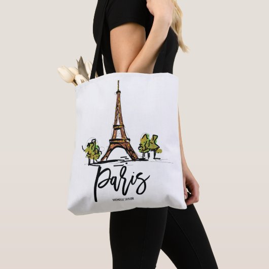 Tote Bag tour eiffel paris (De près)
