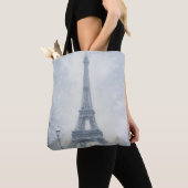 Tote Bag Tour Eiffel - Scène d'hiver Paris (De près)