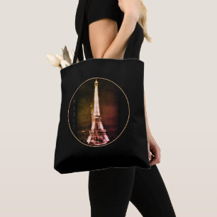 Tote Bag Tour Eiffel & Surreal Paris Art /love France shop