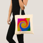 Tote Bag Tourbillon arc-en-ciel (Devant (produit))