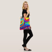Tote Bag Tourbillon de couleurs vives (Sur le modèle)