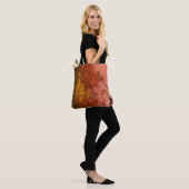 Tote Bag Tourbillon de pêche : Art de projection abstrait (Sur le modèle)