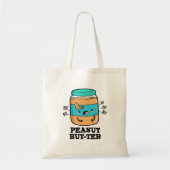 Tote Bag Tourne de nourriture amusante mais plus drôle d'ar (Devant)