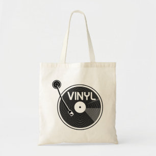 Tote Bag Tourne-disque Retro Vinyl Record