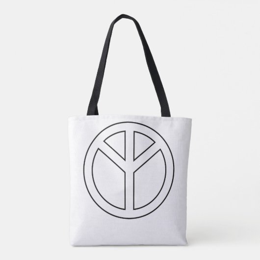 Tote Bag Tourner la paix (Dos)