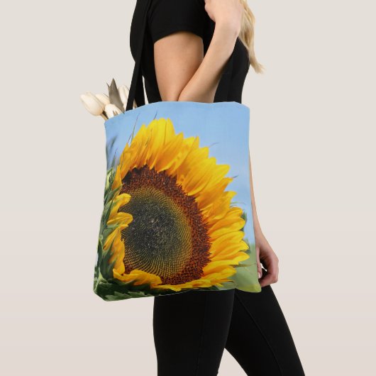 Tote Bag Tournesol Au Soleil Floral (De près)