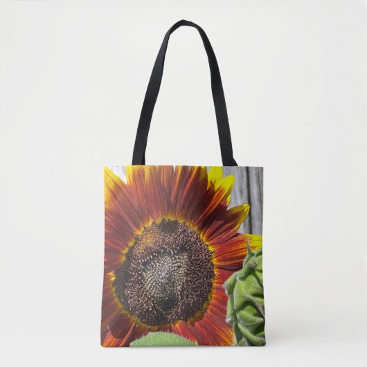 Tote Bag Tournesol Coucher de Soleil (Devant)