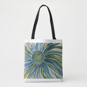 Tote Bag Tournesol en bleu