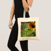 Tote Bag Tournesol en fleurs (Devant (produit))