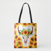 Tote Bag Tournesol et Taureau (Devant)