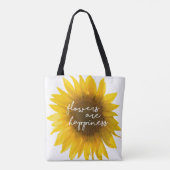 Tote Bag Tournesol géant (Dos)