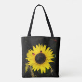 Tote Bag Tournesol Jaune Et Deux Ladybugs (Dos)