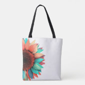 Tote Bag Tournesol multicolore Personnalisé (Dos)