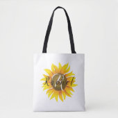 Tote Bag Tournesol personnalisé (Devant)