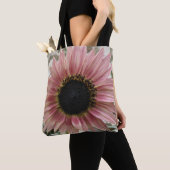 Tote Bag Tournesol rose pâle (De près)