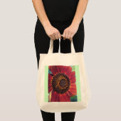 Tote Bag Tournesol rouge (Devant (produit))