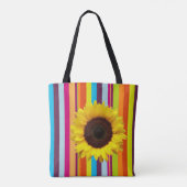Tote Bag Tournesol Stripe Fourre-tout (Dos)