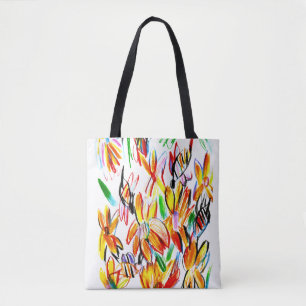 Tote Bag Tournesols et abeilles