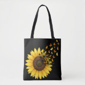 Tote Bag Tournesols Papillons (Devant)