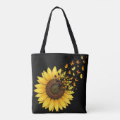 Tote Bag Tournesols Papillons (Dos)