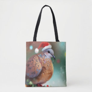 Tote Bag Tourterelle de Noël 1