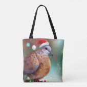 Tote Bag Tourterelle de Noël 1 (Dos)