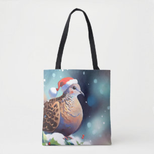 Tote Bag Tourterelle de Noël Dove 2