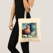 Tote Bag Tourterelle de Noël Dove 2 (Devant (produit))