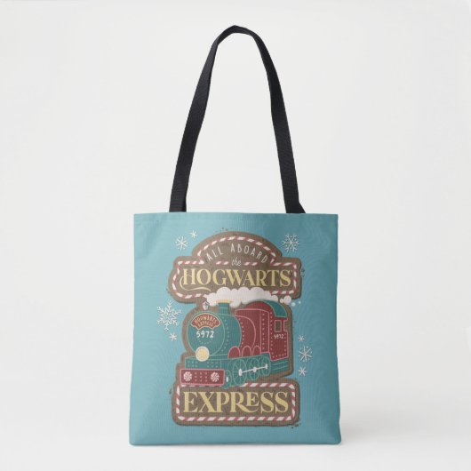 Tote Bag Tous à bord de HOGWARTS™ Express Noël Cookie (Devant)