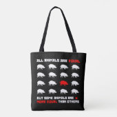 Tote Bag Tous les animaux sont égaux 2 (Dos)