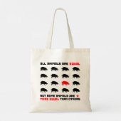 Tote Bag Tous les animaux sont égaux 2 (Dos)