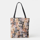 Tote Bag Tous les chiens Fourre-tout (Dos)