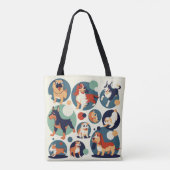 Tote Bag Tous les chiens Fourre-tout (Dos)