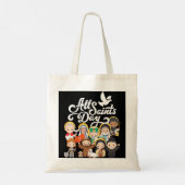 Tote Bag Tous les Saints Day Enfants catholiques St Francis (Dos)