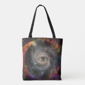Tote Bag Tous voir l'oeil dans l'espace (Dos)