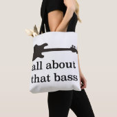 Tote Bag "Tout au sujet de cette basse" avec le graphique (De près)