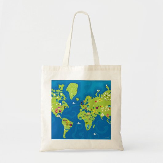 Tote Bag Tout autour du monde (Devant)